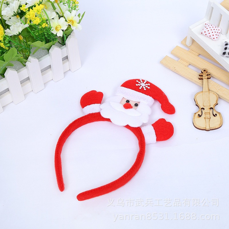 Reindeer Antlers Headband - Светящиеся светодиодные рога оленя/лося, ободок Санта-Клауса,