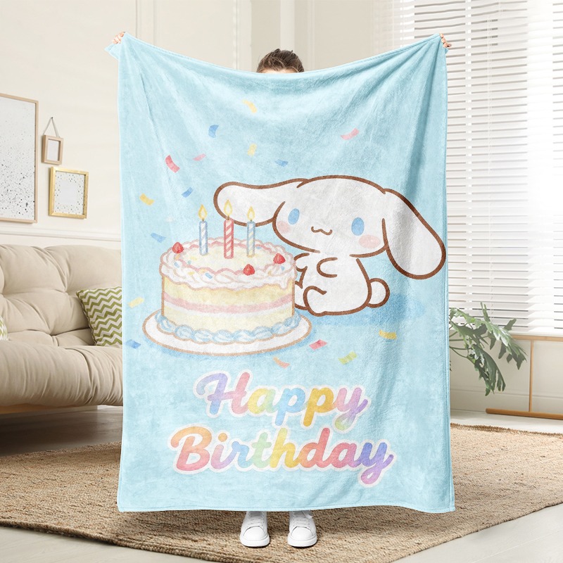 Christmas Throw Blanket - Плед Sanrio Cinnamoroll для дня рождения,