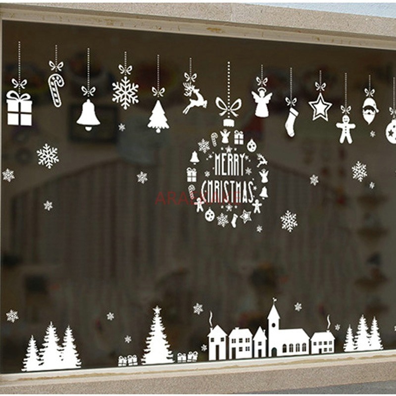 Snowflake Window Decal - 1 шт. стеклянная наклейка на окно