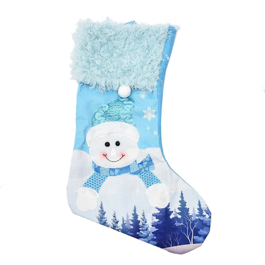 Большой синий вязаный рождеств – обзор и цена Christmas Stocking Hanging