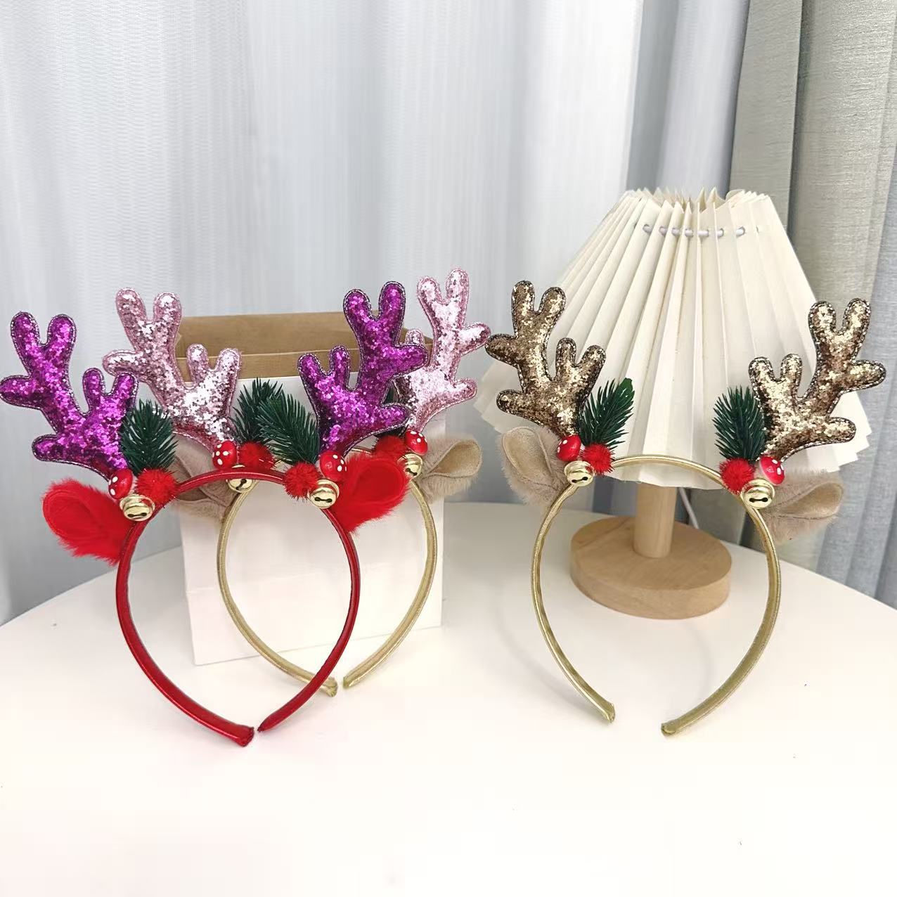Популярные блестящие ободки с  – обзор и цена Reindeer Antlers Headband