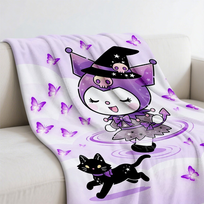Плед Sanrio «Уютная фиолетовая – обзор и цена Christmas Throw Blanket