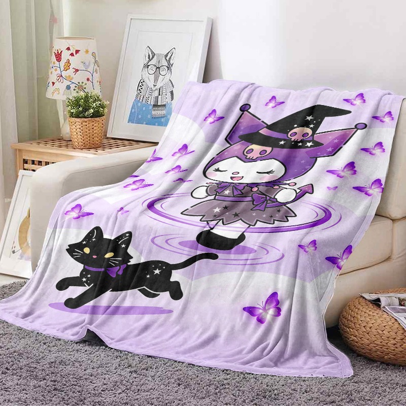 Плед Sanrio «Уютная фиолетовая – обзор и цена Christmas Throw Blanket