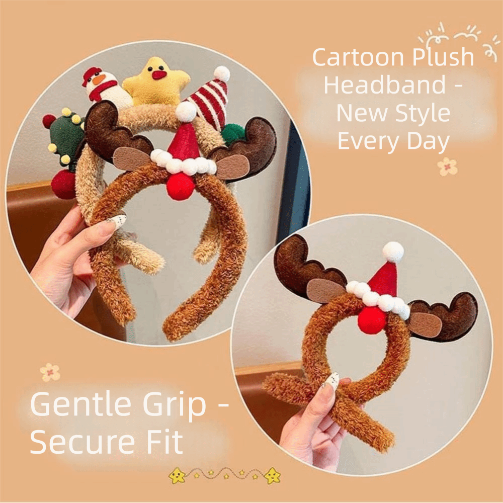 Плюшевая текстура, рождественс – обзор и цена Reindeer Antlers Headband