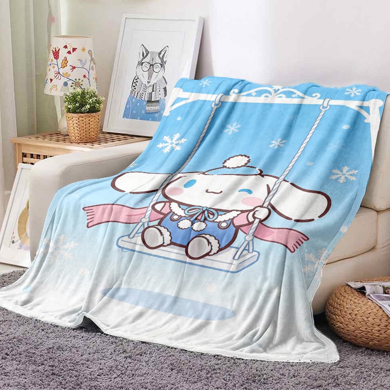 Плед Sanrio Cinnamoroll Winter – обзор и цена Christmas Throw Blanket