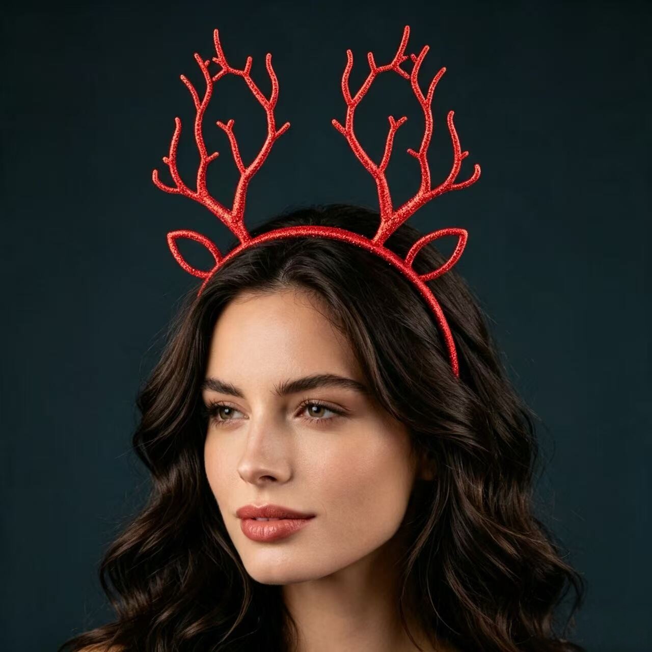 Праздничный рождественский обо – обзор и цена Reindeer Antlers Headband
