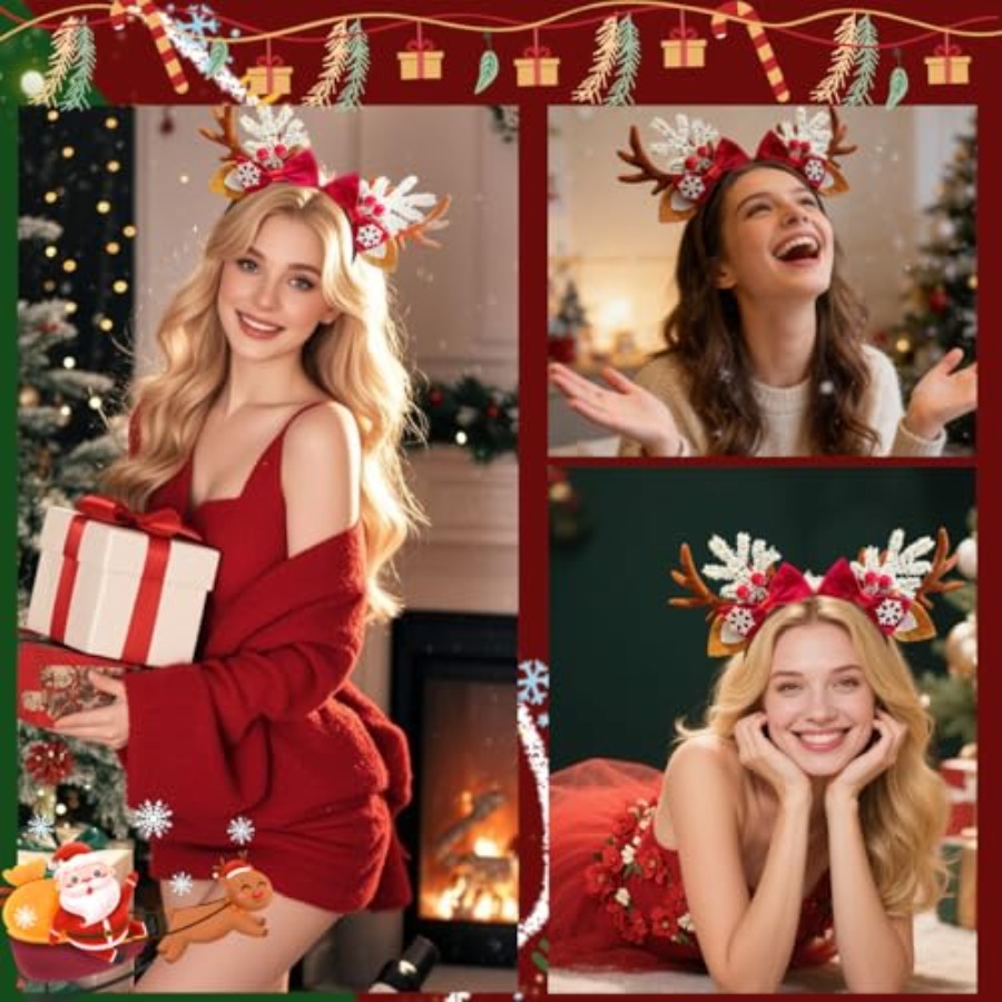 Милый рождественский ободок дл – обзор и цена Reindeer Antlers Headband