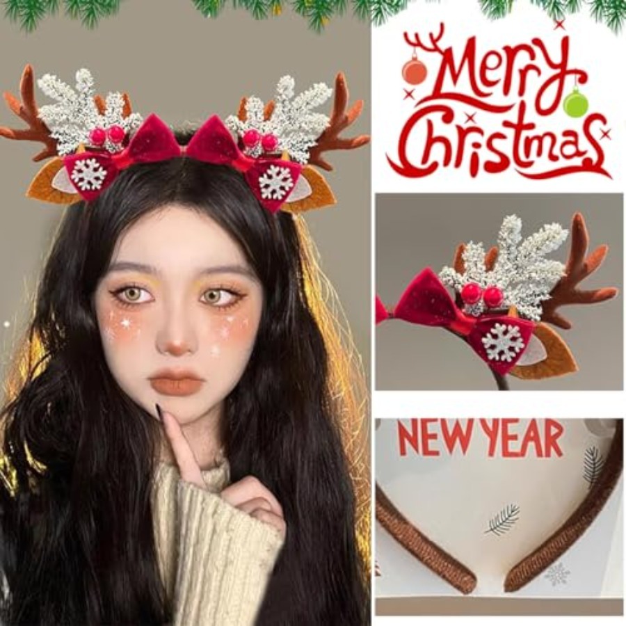 Милый рождественский ободок дл – обзор и цена Reindeer Antlers Headband