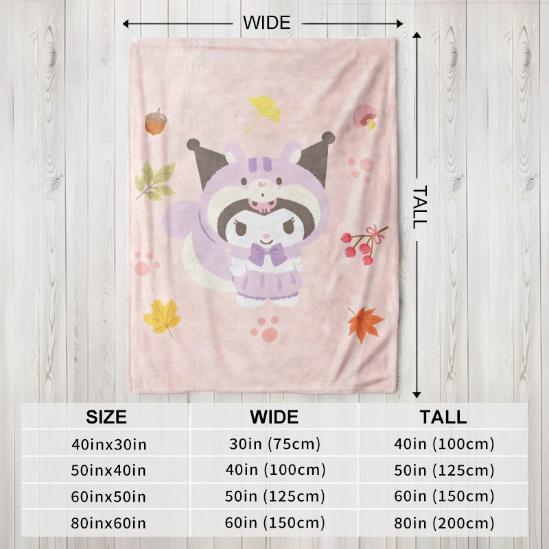 Плед Sanrio Cozy Pink из флиса – обзор и цена Christmas Throw Blanket