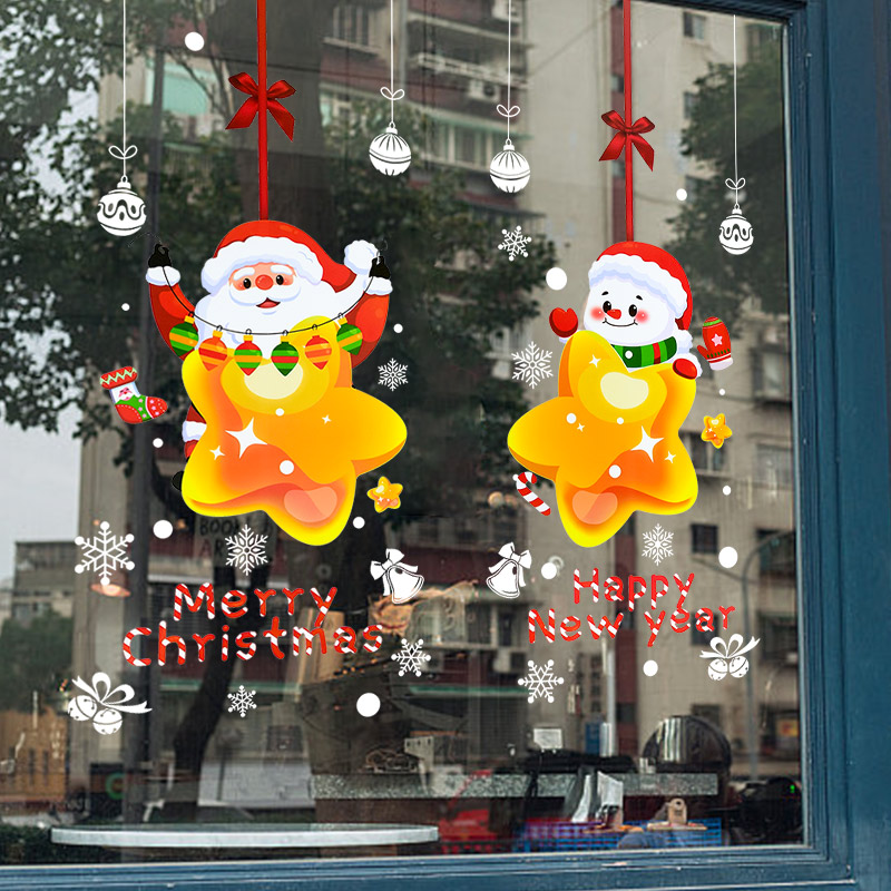 Рождественские наклейки на окн – обзор и цена Snowflake Window Decal
