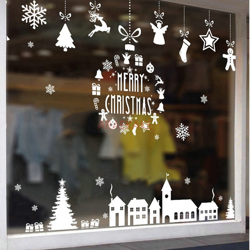 1 шт. стеклянная наклейка на о – обзор и цена Snowflake Window Decal